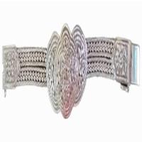 ราคา Daiso กำไลเงินข้อมือ เครื่องเงินชาวเขา BU-7 (22864206188)