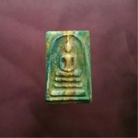 ราคา พระสมเด็จ วังหน้า พิมพ์ใหญ่ เนื้อเบญจรงค์ Phra Somdej Wang Na, large print, Benjarong material. หลังครุฑ โรยตะไบทองเก่า (26316111730)