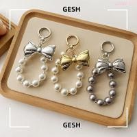 ราคา จี้ตกแต่งกระเป๋า กับสร้อยคอบนห้อยโทรศัพท์ แบบ Pearls Hoop Bowknot สวยงามหรูหรา (42223739220)