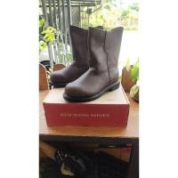 ราคา รองเท้าบูทหนังแท้เรดวิง Redwing เบอร์ 9.5 ยาว 27.5 cm. (28280565085)