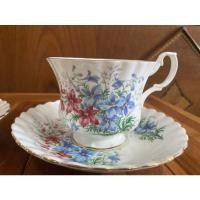 ราคา (มาใหม่ค่ะ) ROYAL ALBERT ชุดถ้วยชากาแฟ วินเทจ ของแท้ จากอังกฤษ (18808842043)