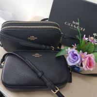 ราคา COACH F30259 CROSSBODY POUCH สีดำ (2743109426)