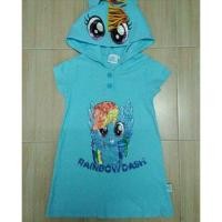 ราคา ชุดเดรสมีฮู๊ดโพนี่ Pony movie size 120 (2910157749)