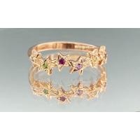 ราคา แหวนเงินชุบพิ้งค์โกลด์รูปดาว (9380574448)