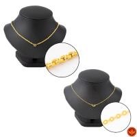 ราคา [ทองคำแท้] LSW สร้อยคอทองคำแท้ 1 สลึง (3.79 กรัม) ราคาพิเศษ มาพร้อมใบรับประกัน (FLASH SALE) (7204714611)