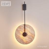 ราคา โคมไฟติดผนังข้างเตียงสไตล์วินเทจแบบหรูหราสำหรับห้องนอนสไตล์วากิ-ซาบิของราชวงศ์ซ่ง โคมไฟติดผนังสำหรับบันไดหินรูปเมฆ D8BW (42908545587)