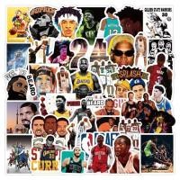 ราคา สติ๊กเกอร์นักบาส NBA Logoนักบาส สติ๊กเกอร์ SIZE 6-8cm 1 ชุด 50ชิ้น (16890524291)