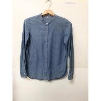 ราคา Muji size M เสื้อเชิ้ตหญิงแขนยาวคอจีนผ้ายีนส์ (19379410934)