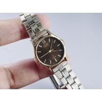 ราคา นาฬิกา Vintage มือสองญี่ปุ่น Citizen CATALIA ระบบ QUARTZ ผู้หญิง ทรงกลม กรอบทอง หน้าดำ หน้าปัด 25มม ตัวเรือนสแตนเลส (29184085792)