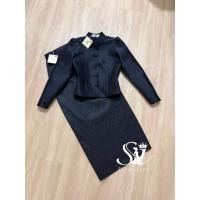 ราคา ชุดไทยจิตรลดา ชุดผ้าไหมสีดำ ชุดพระราชทานเพลิงศพ ผ้าถุงทอลายสีดำ (41217505816)