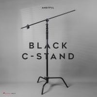 ราคา AMBITFUL Black Heavy Duty C-Stand with Boom Arm ขาตั้งไฟ C-Stand ปรับสูงได้ 3.2 เมตร รับน้ำหนักได้ 10kg (18082732140)
