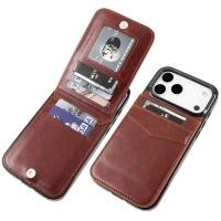 ราคา เข้ากันได้กับเคสกระเป๋าสตางค์ iPhone 17 Pro Max พร้อมที่ใส่การ์ด,ผู้หญิงผู้ชายหนัง PU (40269433095)