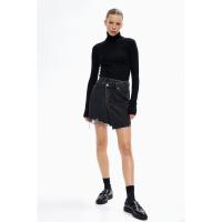 ราคา H&M(เอชแอนด์เอ็ม) กระโปรงป้ายเอวผ้าเดนิม ผู้หญิง 1221328_2 (27876614742)