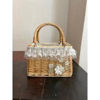 ราคา กระเป๋า งานสานทั้งใบแต่งดอก แต่งลูกไม้ แต่งขนมิ้ง (25377030377)