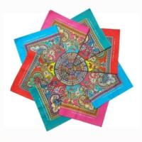 ราคา ผ้าเช็ดหน้าวินเทจ ผ้าโพก (986385450)