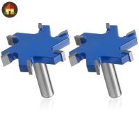 ราคา 2 ชิ้น Flattening Router Bit 6 ขลุ่ยที่มีประสิทธิภาพ Surfacing Router Bit กันสนิม Slab Flattening Router Bit อเนกประสงค์ Planing Router Bit SHOPTKC0647 (44011325334)