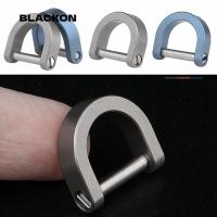 ราคา หัวเข็มขัดและคาราบีเนอร์ titanium คุณภาพสูง กับลวดเย็บคันธนูแบบ D หลายขนาด สำหรับใช้กลางแจ้ง (43968765318)
