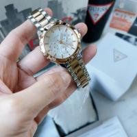 ราคา ตัวเรือนสแตนเลส 2-Tone สีโรสโกลด์-เงิน ✨ นาฬิกา Guess GW0443L4 MIST Rose Gold (25237731751)