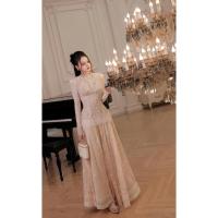 ราคา ชุดลูกไม้แขนยาวผู้หญิงพร้อมกระโปรงยีนส์มีซิปดีไซน์หรูหราชุดปาร์ตี้ลูกไม้ ลิน ความปรารถนา สําหรับผู้หญิง (24094526023)