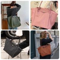 ราคา พร้อมส่ง * Longchamp le Pliage Green ไซส์ M(L) หูยาว - shop เรียก L Long (12643252513)