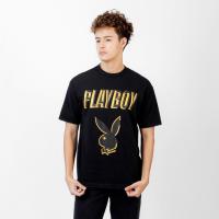 ราคา PLAYBOY เสื้อยืดคอกลมแขนสั้น รุ่น P1MT259TB107BK (40573489285)