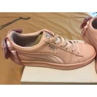 ราคา รองเท้าผ้าใบ puma โบว์ชมพู ไซส์38 แท้100% (1425536918)