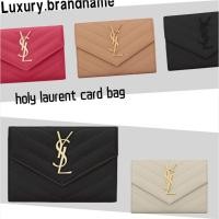 ราคา Yves Saint Laurent / กระเป๋าสตางค์แบบฝาพับ / YSL / กระเป๋าสตางค์แบบเดียวกันสำหรับบุรุษและสตรี (24586891388)