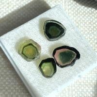 ราคา ทัวร์มาลีน ทัวร์มาลีนแตงโม (Watermelon Tourmaline Slice) หินแท้ธรรมชาติ พลอยแท้ (25551925533)