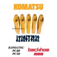 ราคา ฟันแบคโฮ pc40 pc50 komatsu 20T-70-13130 ฟันบุ๊งกี๋แบคโฮ (24796469817)