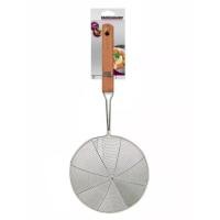 ราคา ที่ตักของทอดสแตนเลสด้ามไม้บีช FACKELMANN (5880394756)