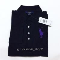ราคา เสื้อคอโปโลสีดำแขนยาว ralph แท้ (166129893)