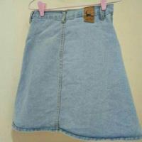 ราคา กระโปรงยีนส์ป้ายกวาง (1017162054)