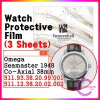 ราคา สติ๊กเกอร์ป้องกันสําหรับ Omega Seamaster 1948 Co-Axial 38mm (3 แผ่น) 511.93.98.01 / สติ๊กเกอร์ฝาครอบป้องกันรอยขีดข่วนและการปนเปื้อน (43957114683)
