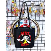 ราคา กระเป๋าถือทรงถังขนาดกลาง Betty Boopลิขสิทธิ์แท้❣️หายาก (29735653685)
