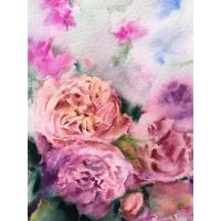 ราคา ❤️ความงามที่ไม่โรยรา ภาพดอกไม้สีน้ำพร้อมกรอบ – ความเรียบง่ายที่มีรสนิยม❤️ภาพวาดสีน้ำไม่รวมกรอบ ภาพแจกันดอกไม้สีชมพู ขนาด (7177787003)