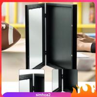 ราคา [หยุด2] เจอร์ซีย์กรอบไม้แสดงกรณีกีฬาย์กล่องเงาสําหรับฮอกกี้ฟุตบอล (41573669505)