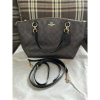 ราคา ส่งต่อ มือสองของแท้ 100% coach ทรงพัด 13 นิ้ว (26332028396)
