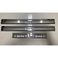 ราคา ชายบันไดสแตนเลสสคัพเพลท นิสสัน โน๊ต Nissan Note (16440264102)