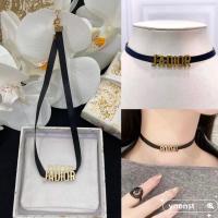 ราคา ของแท้ 100% ของแท้ใหม่ DIOR J'ADIOR สร้อยคอสั้น (29919833707)