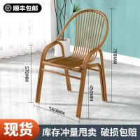 ราคา 304 เก้าอี้สเตนเลสสตีลที่นั่งโกลด์เบาะหน้าบ้านโต๊ะอาหารเก้าอี้หลังเก้าอี้ทันสมัยกลางแจ้งที่นั่งสบาย (26941112263)