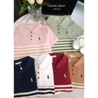 ราคา เสื้อยืดคอปกป้ายchomงานปักน้องม้า (29033982531)