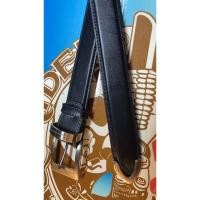 ราคา เข็มขัดหนังแท้พร้อมหัวทำจากซิ้งค์สาย/หนังวัวนิ่มเรียบขนาด30มมสีดำ (27730092647)