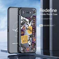 ราคา สําหรับ ASUS ROG Phone 6D Ultimate Phone 6 Pro 7 Ultimate 8 Pro 8 Ultimate Shock Fall Prevention Transparent Case 5.ลายกราฟฟิติ (25085007318)