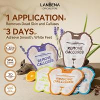 ราคา LANBENA Foot Mask Exfoliating Whitening Foot Mask ฟื้นฟูผิวลบ Dead Peel Mask ปรับปรุงส้นเท้าแตก Foot Mask Skin Care Cuticles ส้น Foot Care (24444127250)