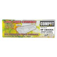 ราคา ตลับหมึกโทนเนอร์ สีดำ เครื่องพิมพ์เลเซอร์ ยี่ห้อ COMPAT Toner HP CB435A (2291012068)