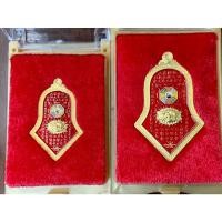 ราคา เหรียญกันชงทรงจำปี รุ่นแรก หลวงพ่ออิฏฐ์ วัดจุฬามณี เนื้อมหาชนวนกาหลั่ยทองลงยาสีแดง (19120770523)
