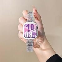 ราคา Bling Glitter สายเรซิ่นสําหรับ Huawei Watch Fit 4 Pro Watchband สร้อยข้อมือ Bling สายรัดข้อมือสําหรับ Huawei Watch Fit 3 2 อุปกรณ์เสริมสมาร์ทวอทช์ (41615655774)