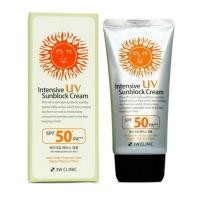 ราคา 3W Clinic Intensive UV Sunblock Cream SPF50 PA+++ 70ml (27686484867)