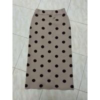 ราคา กระโปรงทรงเอ สีน้ำตาล ลายจุด (25357674373)