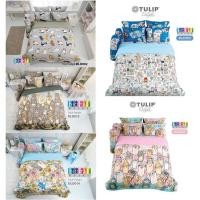 ราคา ทิวลิปชุดผ้าปูที่นอน+ผ้านวม ชุดเครื่องนอนTulip Delight ลิขสิทธิ์แท้ หมาจ๋า (24717761327)